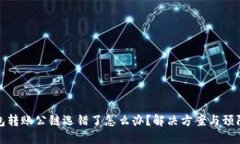 TP钱包转账公链选错了怎么